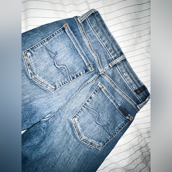 7 For All Mankind Kimmie Straight Leg Jeans Size 26 - Picture 5 of 6